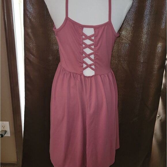 Pink Floral Piece Dress - Picture 2 of 2